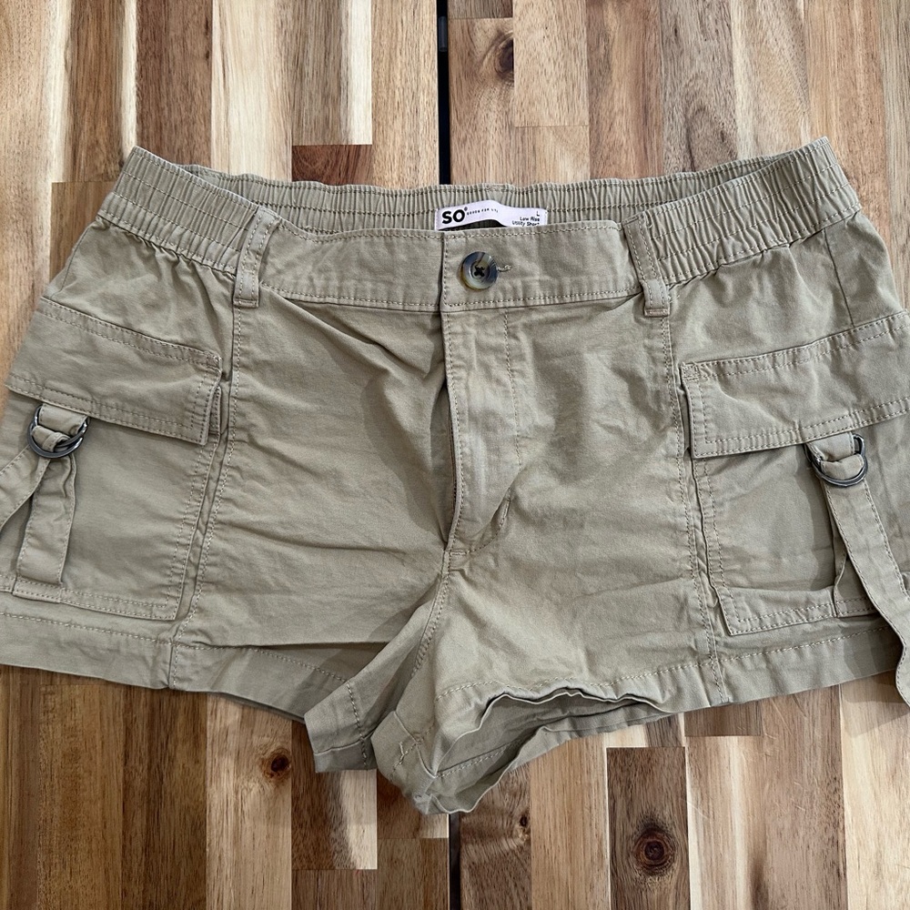 SO Tan Utility Shorts